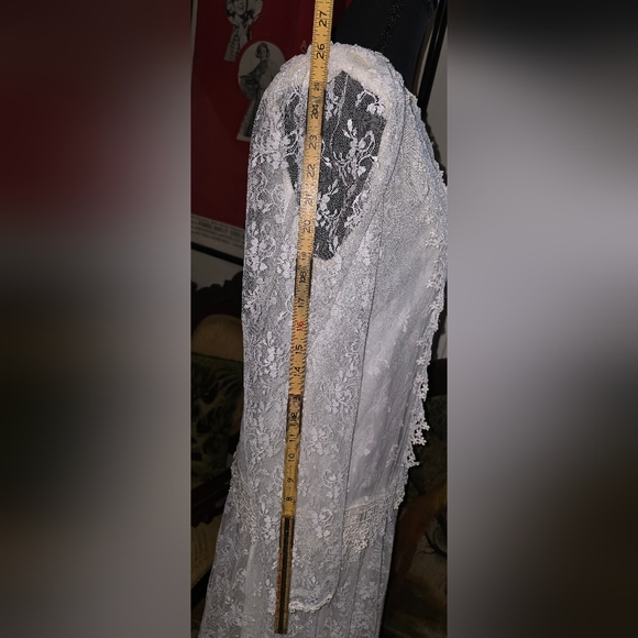 VINTAGE JESSICA MCCLINTOCK LACE WEDDING DRESS SZ 9/10. - Picture 3 of 14